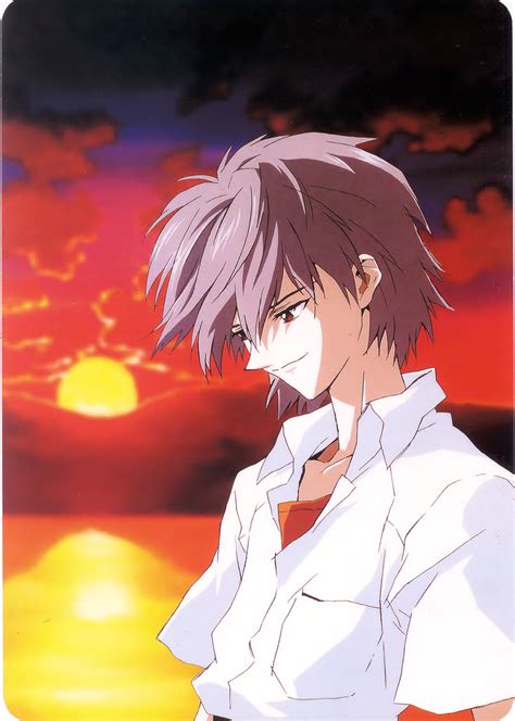 nagisa fanart|kaworu nagisa official art.